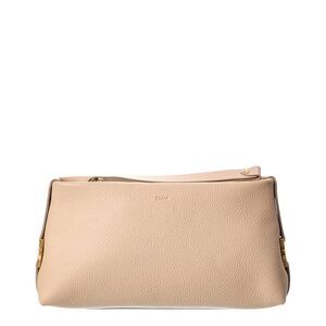 Chloé Tulip Leather Pouch, Pink